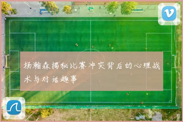 杨瀚森揭秘比赛冲突背后的心理战术与对话趣事